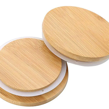 bamboo candle lids 