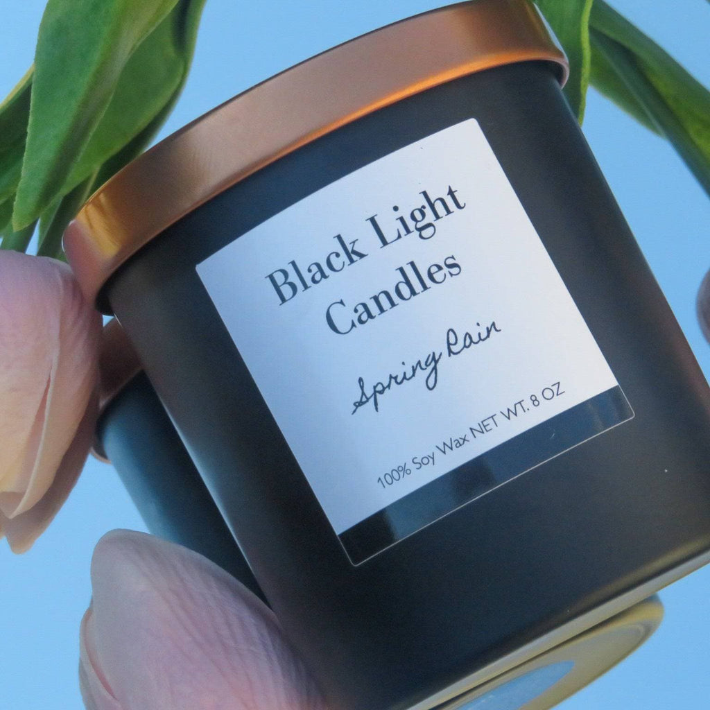 Spring Rain Candle - BLACK LIGHT CANDLES